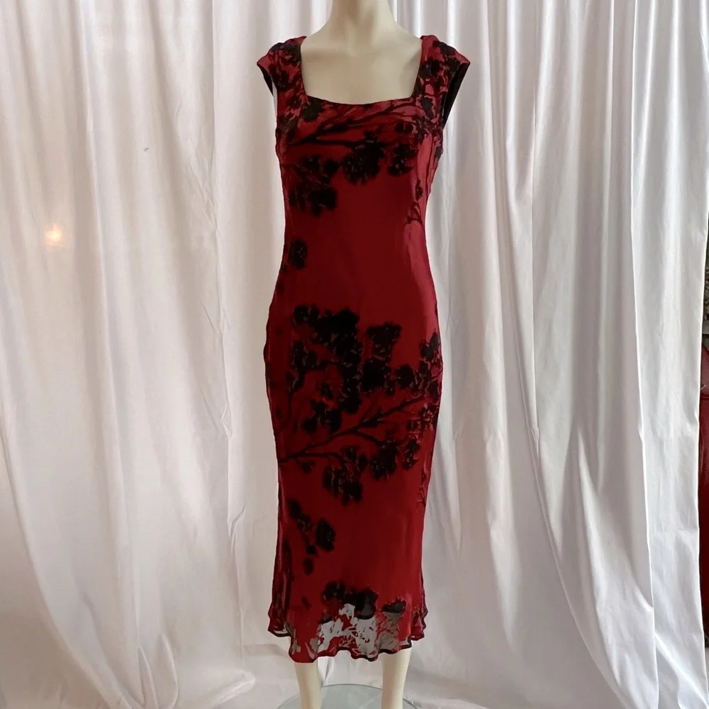 VINTAGE Arden B 💯 silk dress. - Picture 2 of 8